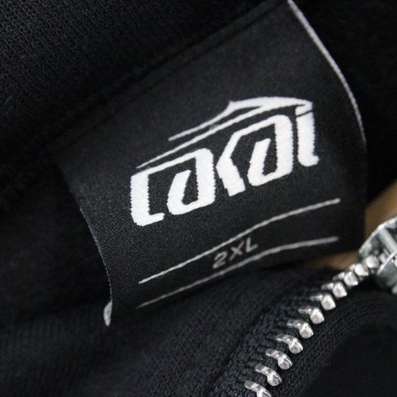 Lakai Sweatshirt Season Mens Black Pullover Long Sleeve Quarter Zip Size 2XL NWT - Picture 7 of 12